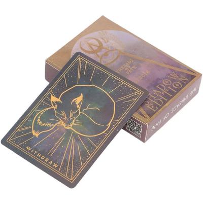 English Version Threads of Fate Tarot Card Oracle Cards Divination Table Board Game Tarot Deck for Beginner Fortune Fate Telling latest