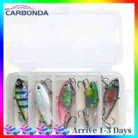 [7 Day Refund Guarantee] 5pcs VIB Soft Fishing Lures 4.8cm 15g Artificial Bait with Treble Hook [Arrive 1-3 Days]