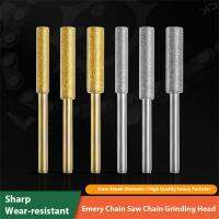 3PCS เคลือบเพชรทรงกระบอก Burr 44.85.5Mm Chainsaw Sharpener Stone File Chain Saw Sharpening แกะสลักบดเครื่องมือชุด