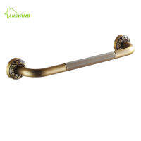 Bathtub Handrail Bathroom Tub Safety Grab Bar Black Antique ss Carved Safety Handles Wall Mounted Bathroom Accessories 52cm