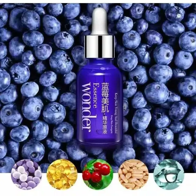 serum BIOAQUA Blueberry Wonder Serum Anti Wrinkle Kerut Aging 15ml