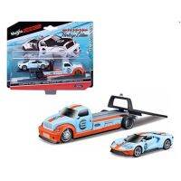 Maisto 1:64 Gulf เรือเดินสมุทร Ford GT 9รถโลหะผสมโมเดลคอลเลกชันคลาสสิกที่ประดับตกแต่งของที่ระลึก