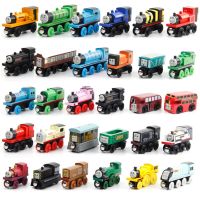 1pcs New Emily Wood Train Magnetic Wooden Trains Model Car Toy Compatible Tracks Railway Locomotives Model trains Toys for kids