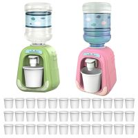 ♦ Kids Toys For Kids Desk Lovely Water Dispenser Life Scene Model Mini Little Girl Kids Tiny Plastic Cooler Toddler