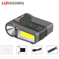 LIZHOUMIL ไฟฉายแบบหนีบกันน้ำติดตั้งบนหมวกไฟชาร์จไฟได้ Usb ไฟฉายคาดศีรษะ Led สำหรับตกปลาตั้งแคมป์