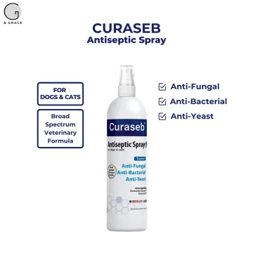 Curaseb chlorhexidine spray 2024 for dogs & cats