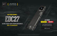 ไฟฉาย Nitecore EDC27 3000lm สินค้าตัวแทนในไทยมีประกันส่งซ่อม