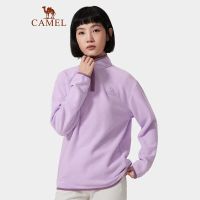 เสื้อแจ็คเก็ตขนแกะสตรี Camel Outdoor Stand-Up Collar Shirt