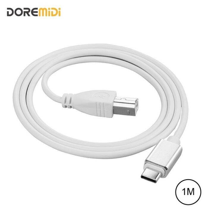 Doremidi MIDI USB B To USB C HIGH Speed MIDI Cable For Android Windows