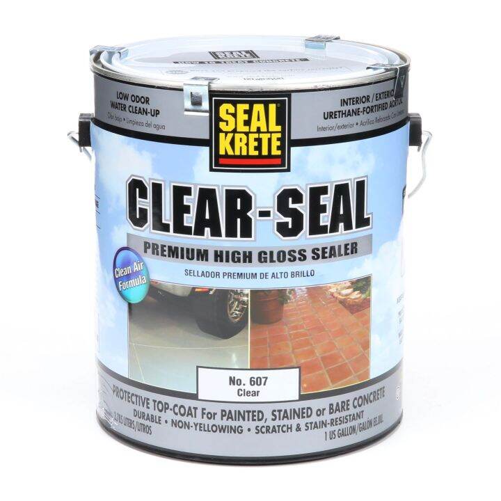 SealKrete Clear Seal Premium High Gloss Sealer, Gallon. Lazada PH
