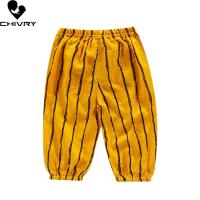 New 2020 Summer Baby Girls Fashion Print Anti-mosquito Bloomers Pants Infant Kids Boys Harem Pants Casual Breathable Trousers