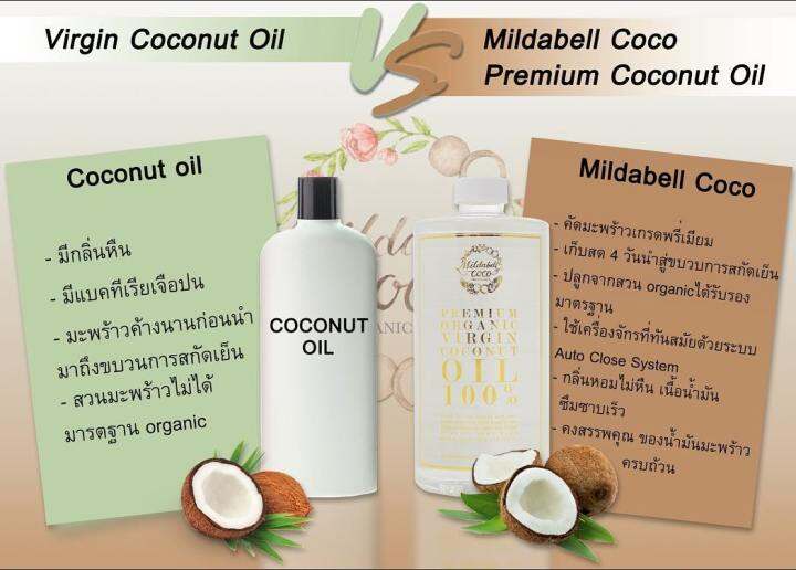 mildabell-coco-น้ำมันมะพร้าวออร์แกนิค-premium-organic-virgin-coconut-oil-100-100ml