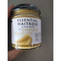 สั่งเลย ?สินค้านำเข้า?Waitrose Essential English  Mustard sauce ซอส มัสตาร์ด เวทโทรส เอสเซนเซี่ยว 180 กรัม ??