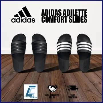 Size 12 Men's / 13 Women's adidas Adilette Strappy Sandals F35416  Black/White | eBay