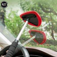 【CC】 1 Pcs Windshield Cleaner Window Glass Washer Telescopic Handle Soft Anti-fog Car Cleaning