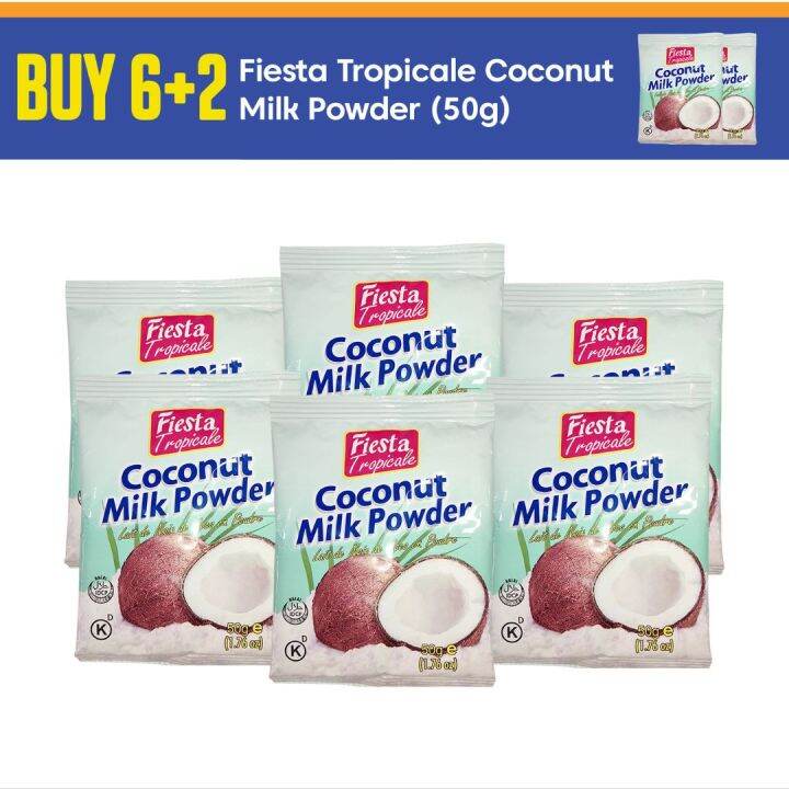 Fiesta Tropicale Coconut Milk Powder 50g Buy 6 plus 2 (Expiry Date