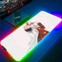 Keyboard Gaming Pad Zero Two RGB LED Data Frog Computer Desk Accessories Mouse Mousepad Anime Mat Diy Mausepad Gamer Rug Deskpad