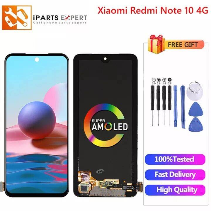 Ipartsexpert Amoled Original Lcd For Xiaomi Redmi Note 10 4g Redmi Note 10s M2101k7ai M2101k7ag 8574