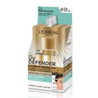 พร้อมจัดส่ง ลอรีอัล ยูวี ดีเฟนเดอร์ เซรั่มกันแดด แมทท์&amp;เฟรช 5.5 มล. x 6 ซอง LOreal UV Defender Serum Matte &amp; Fresh 5.5 ml x 6 Sachets โปรโมชั่นพิเศษ มีเก็บเงินปลายทาง