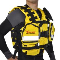 Professional Rescue Life Vest Jacket Multifunctional Life Jacket For climbing Drifting Upstreaming Water Sports Activities  Life Jackets