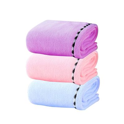 3 Pcs Microfiber Hair Towel, Quick Dry Anti-Frizz Head Turban with Button for Long Thick &amp; Curly Hair, Super Absorbent Soft