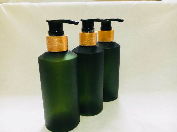 ขวดพลาสติกหัวปั้ม-ขนาด-200-ml-สำหรับใส่เจล-ใส่เครื่องสำอาง-แพ็คละ-3-ชิ้น