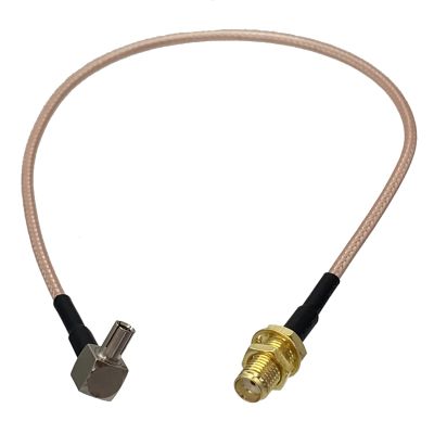【YF】 RG316 SMA Female Jack Bulkhead to TS9 Male plug right angle Connector RF Jumper pigtail Cable Wire Terminals 5CM 10FT