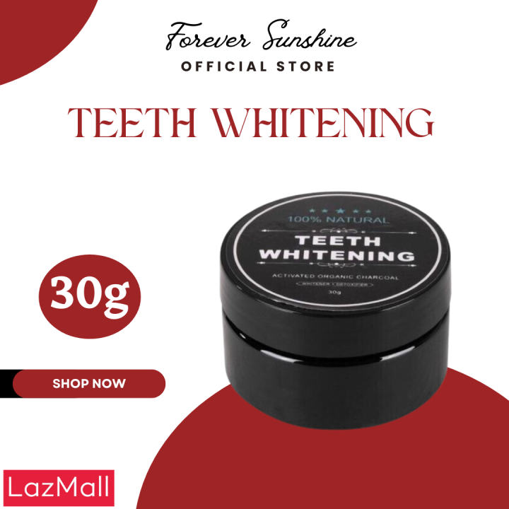 Teeth Whitening Activated Charcoal 30g Lazada PH