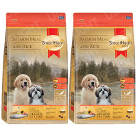 Smartheart Gold อาหาร ลูกสุนัข ทุกสายพันธุ์ รสปลาแซลมอน และข้าว 1 กก. (2 ถุง) Salmon Meal &amp; Rice All Breeds Puppy Food 1Kg (2 bags)