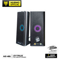 ลำโพงเกมมิ่ง Nubwo รุ่น SYTRUS NS-46L DUO DESKTOP SPEAKER ลำโพงคู่ Sound Bar สินค้าประกัน 1 ปี