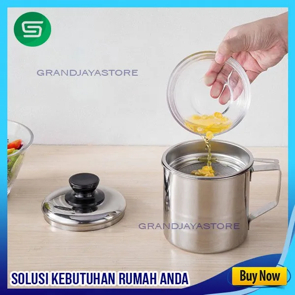 Saringan Minyak Goreng / Penyaring Minyak Goreng Bekas, Oilpot ...