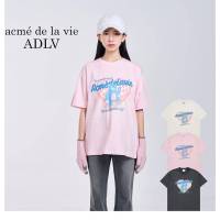 [Acme De La Vie] เสื้อยืดแขนสั้นลายหมากรุกหัวใจหมีของแท้100% ADLV