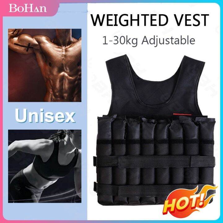 30KG Weight Vest Weighted Vest Adjustable Loading For Basketball Body