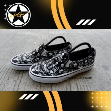 Vans shoes hot sale skull design