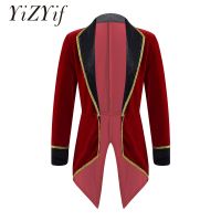 {AH Department Store}Girls Circus Ringmaster เครื่องแต่งกายแขนยาว Blazers แจ็คเก็ต Tuxedo Coat คริสต์มาสฮาโลวีน Carnival คอสเพลย์เทศกาล Rave ชุด