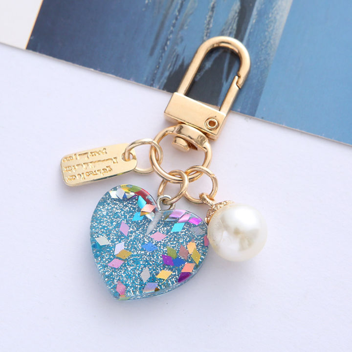 heart-shaped-keychain-pendant-handmade-resin-charm-fragmented-love-keychain-resin-keychain-pendant-colorful-love-charm
