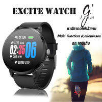 Gi รุ่น Excite Watch นาฬิกาออกกำลังกาย ฟังก์ชันครบ ตัวเรือนอัลลอย กระจกนิรภัย สาย Nano Anti เหงื่อ กันน้ำ รองรับภาษาไทย100% รับประกันสินค้า By G-item