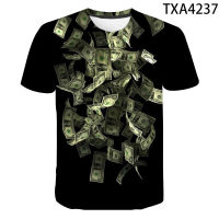 2020ใหม่ USD เสื้อยืดเด็กผู้หญิงผู้ชายผู้หญิงฤดูร้อน3D พิมพ์เสื้อยืดแฟชั่นการ์ตูนเสื้อแขนสั้นชายหญิง Cool Tees