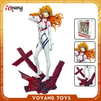 25ซม. EVA อะนิเมะรูป Asuka โรงละคร Edition Action Figurine Soryu สีขาว Jumpsuit รูปปั้น Shikinami Asuka Langley รุ่นของเล่นของขวัญ