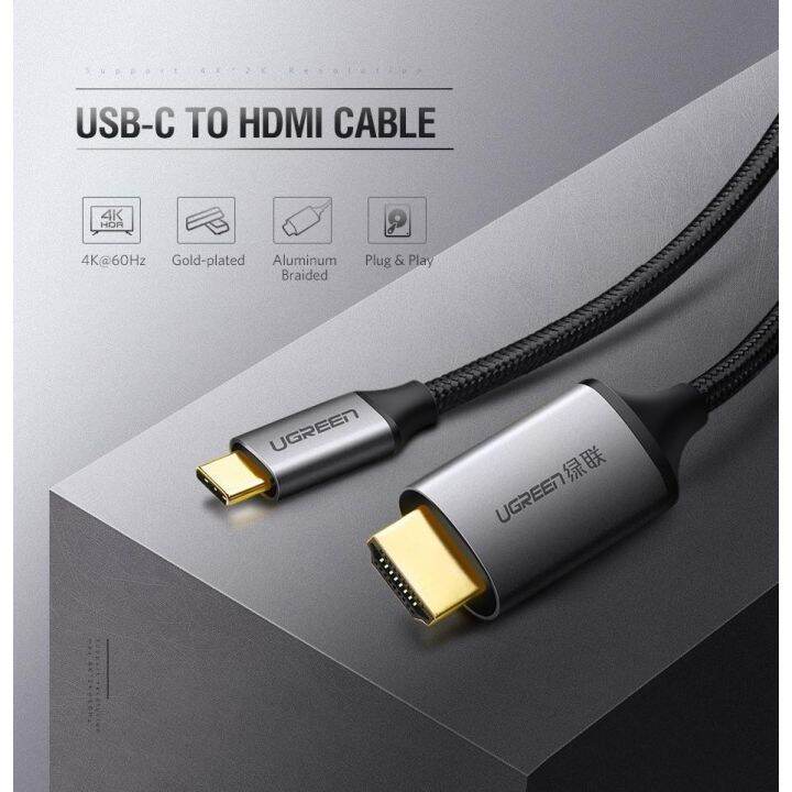 ugreen-50570-usb-type-c-to-hdmi-cable-4k