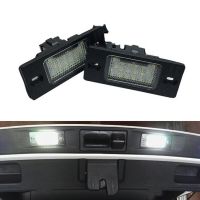 MileAuto อะไหล่ป้ายทะเบียน LED คุณภาพสูงไฟสีขาวอุปกรณ์เสริม2ชิ้น