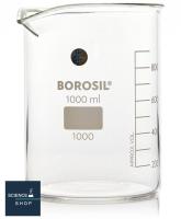 บีกเกอร์​ 1000ml Borosil , Made in​ India​ (low form)