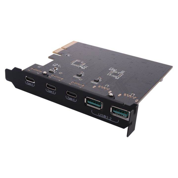 PCIe to USB 3.2 Gen 2 Adapter Card PCI Express Expansion Card PCIE Add