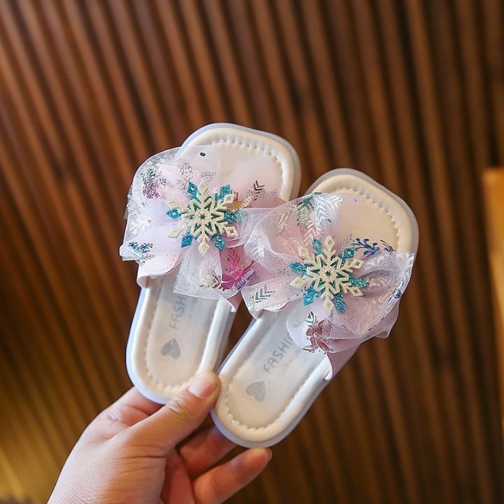 new-style-รองเท้าเด็กรองเท้าแตะเด็ก-2023-ฤดูร้อนใหม่เด็กผู้หญิงรองเท้าพื้นนิ่มน้ำแข็งและหิมะรองเท้าแตะเด็กนุ่มสบาย