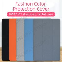 Tri-ขาตั้งพับได้ Funda สำหรับ BMAX MaxPad I11 Plus Case 10.4 "แท็บเล็ตพีซีฝาแฟ้ม PU พร้อมเปลือกหลัง TPU นิ่ม