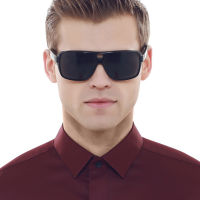 Men Sunglasses ใหม่แฟชั่นผู้ชายสบายๆกีฬาPolarizedกรอบแว่นตากันแดดขนาดใหญ่UV400ป้องกันดวงอาทิตย์แว่นตาสำหรับผู้ชายขับรถกลางแจ้งตกปลาขี่