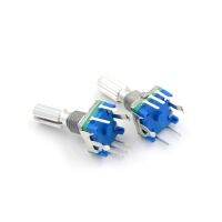 【YF】❦  5pcs Length 20mm Original Encoder Code EC11 Digital Potentiometer With 5Pin Handle