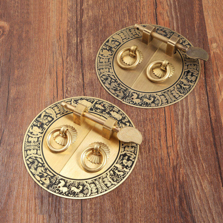 chinese-antique-furniture-hardware-brass-round-vintage-pull-handle-knobs-for-door-cupboard-wooden-box-round-copper-lock