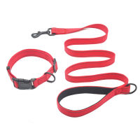 Nylon reflective pet dog leash collar set large dog outdoor training traction belt German Shepherd Labrador Husky Bulldog STUFF