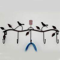 Birds Metal Wall Coat Rack and Hat Rack Multi-Function Mounted Hook Hangers For Livingroom Bedroom Multifunctional Hook Up